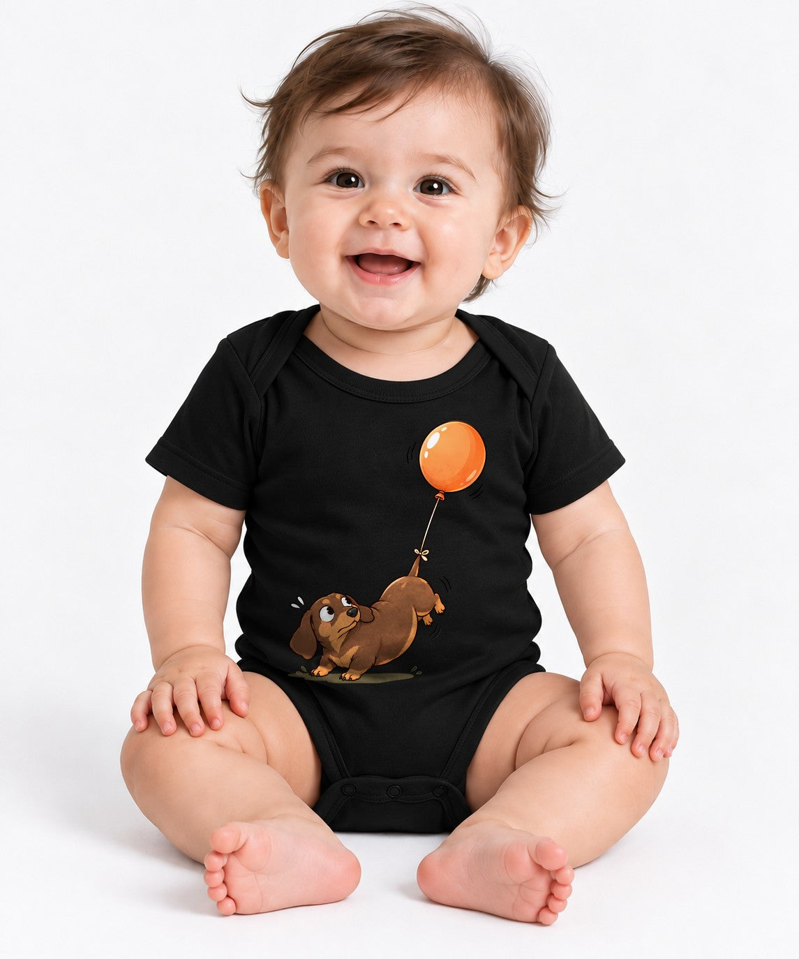 Floating Balloon Puppy - Black