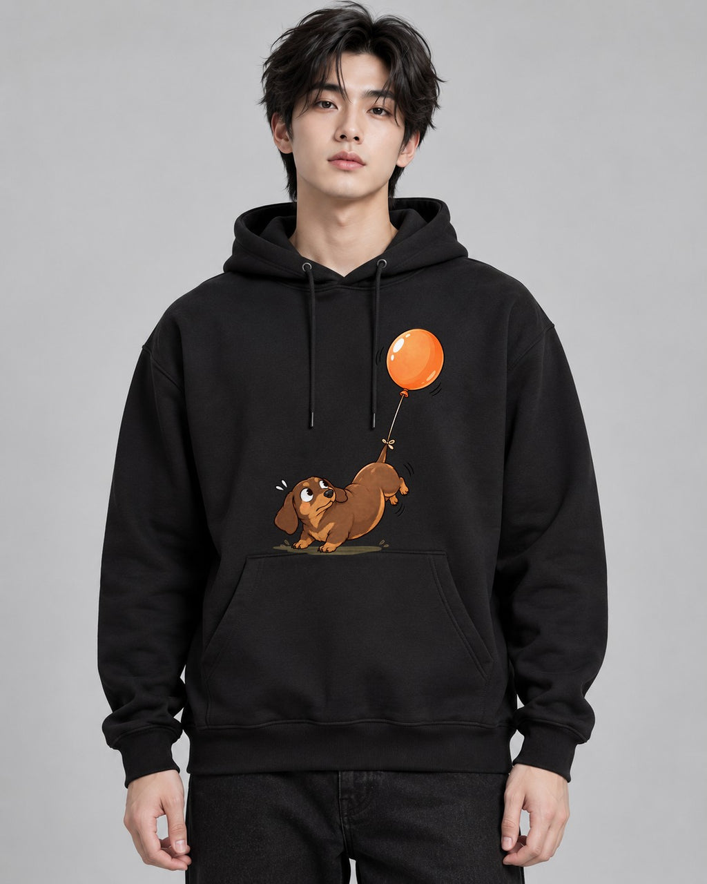 Floating Balloon Puppy - Black