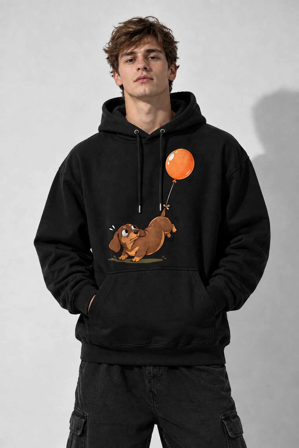 Floating Balloon Puppy - Black