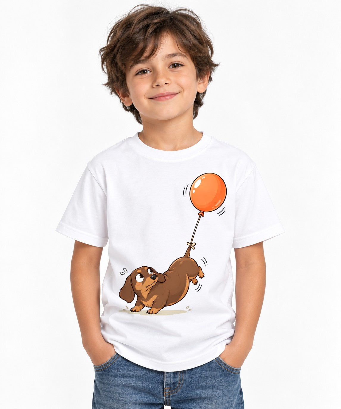 Floating Balloon Puppy - White