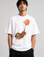 Floating Balloon Puppy - White