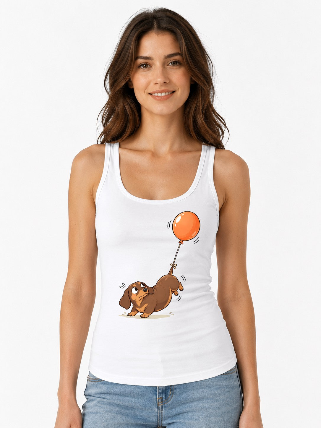 Floating Balloon Puppy - White