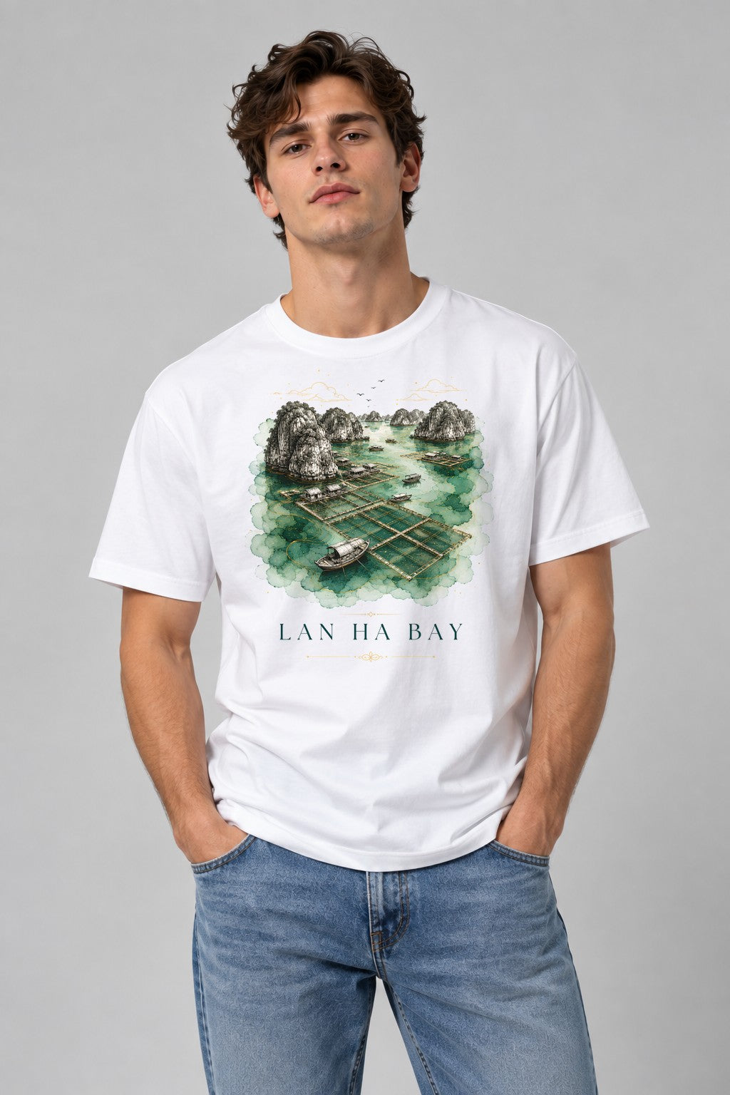 Floating Fishing Village - White
