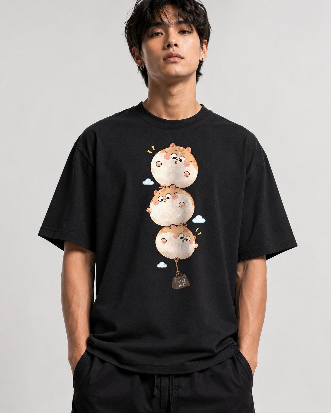 Floating Hamster Tower - Black