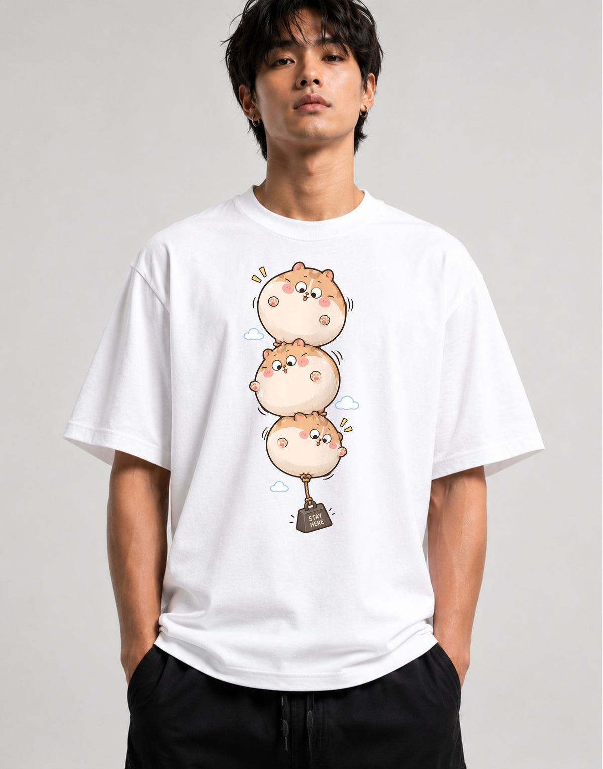 Floating Hamster Tower - White