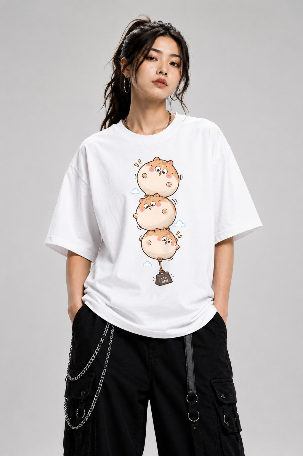 Floating Hamster Tower - White