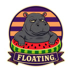 Floating Hippo