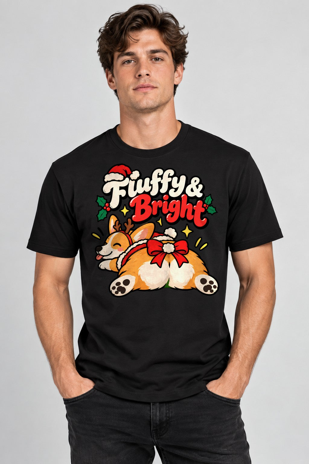 Fluffy And Bright - Black