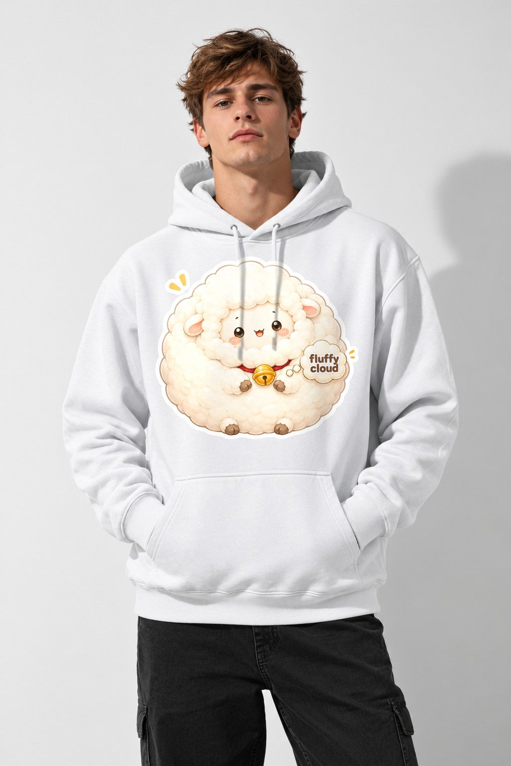 Fluffy Cloud Sheep - White