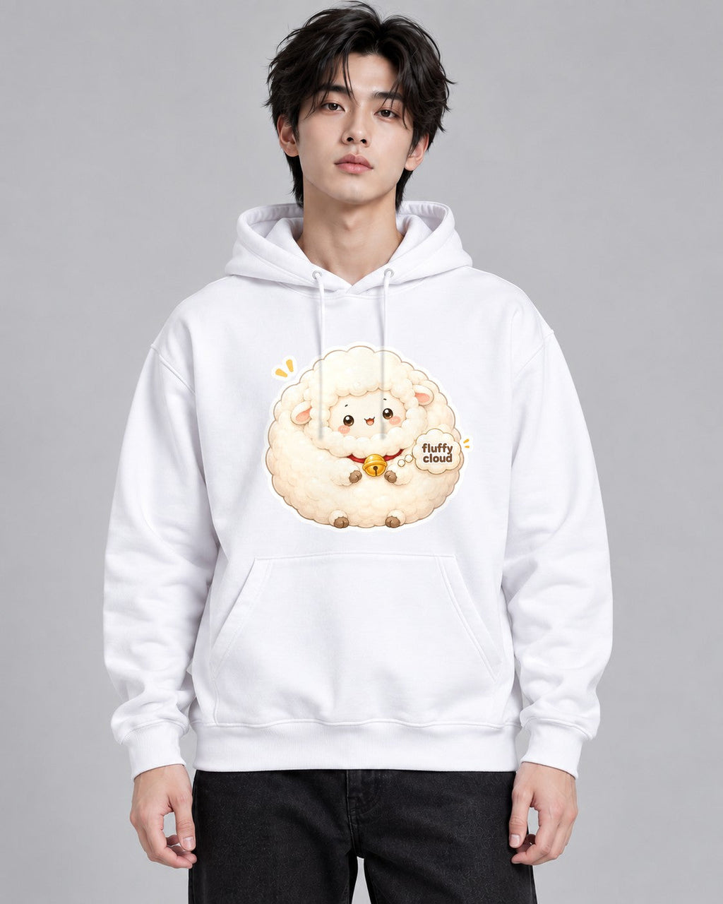 Fluffy Cloud Sheep - White