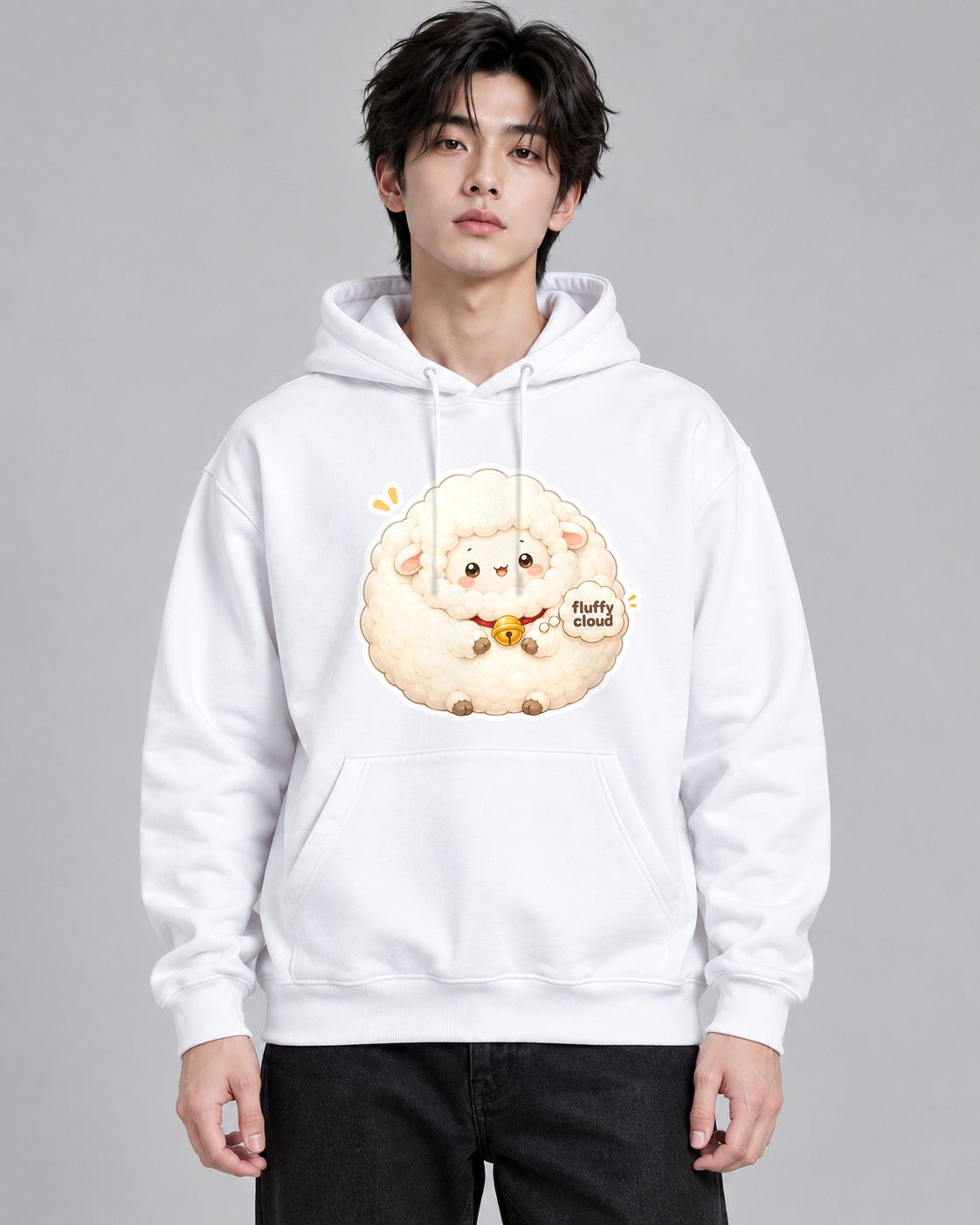 Fluffy Cloud Sheep - White