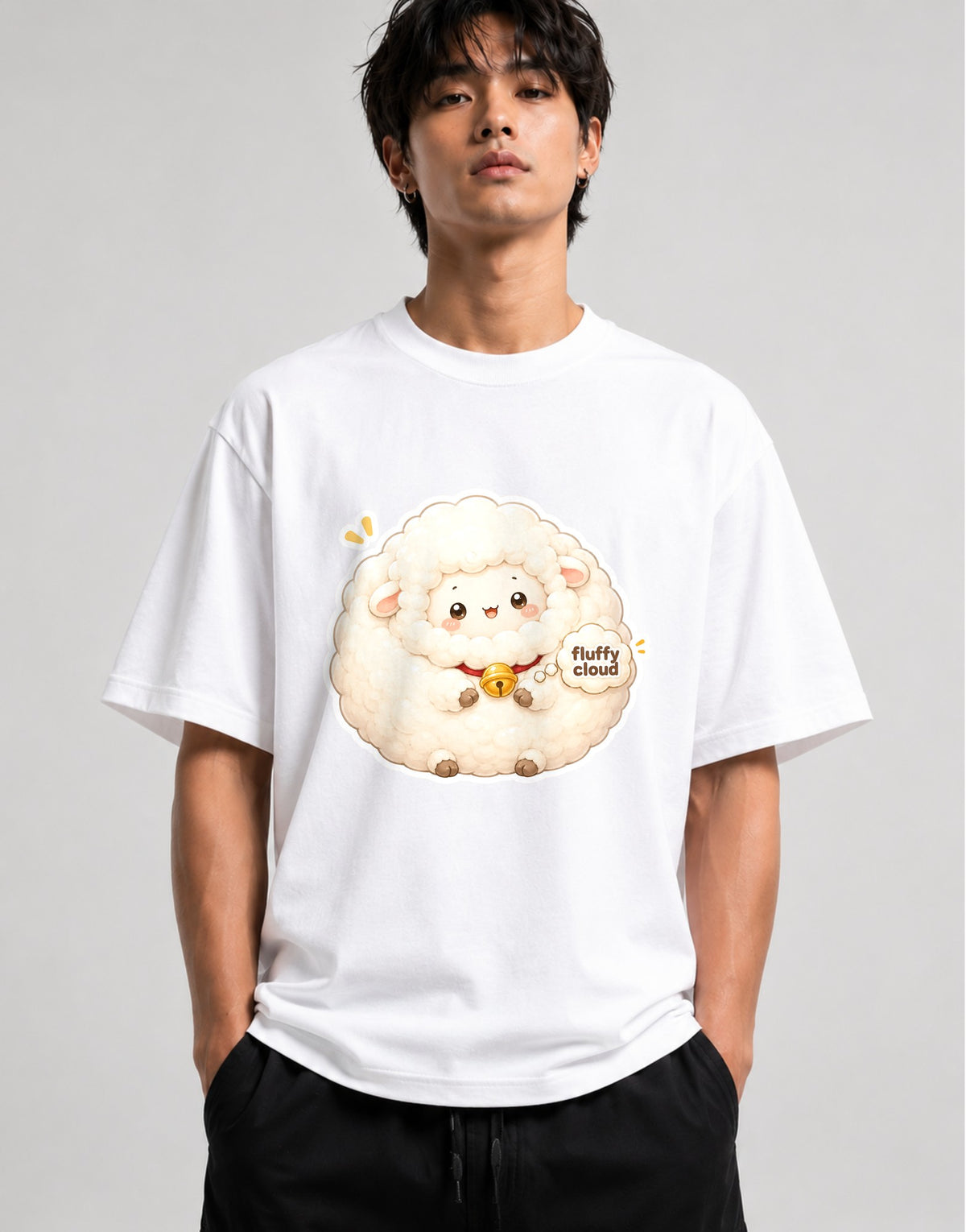 Fluffy Cloud Sheep - White