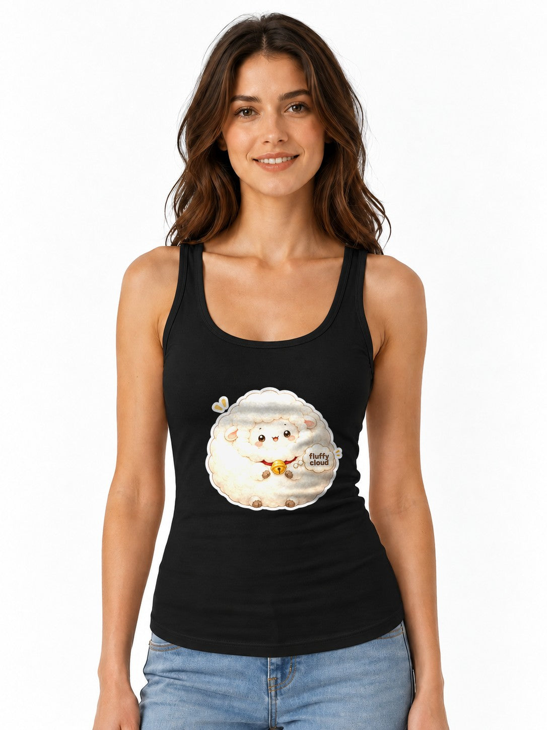 Fluffy Cloud Sheep - Black