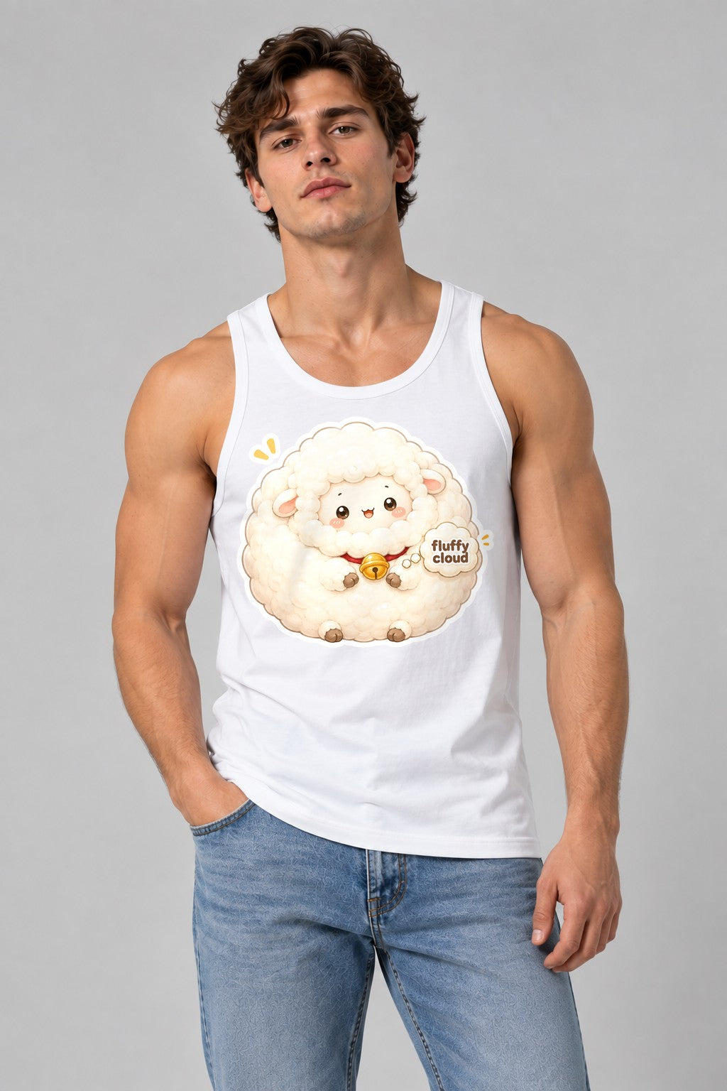Fluffy Cloud Sheep - White
