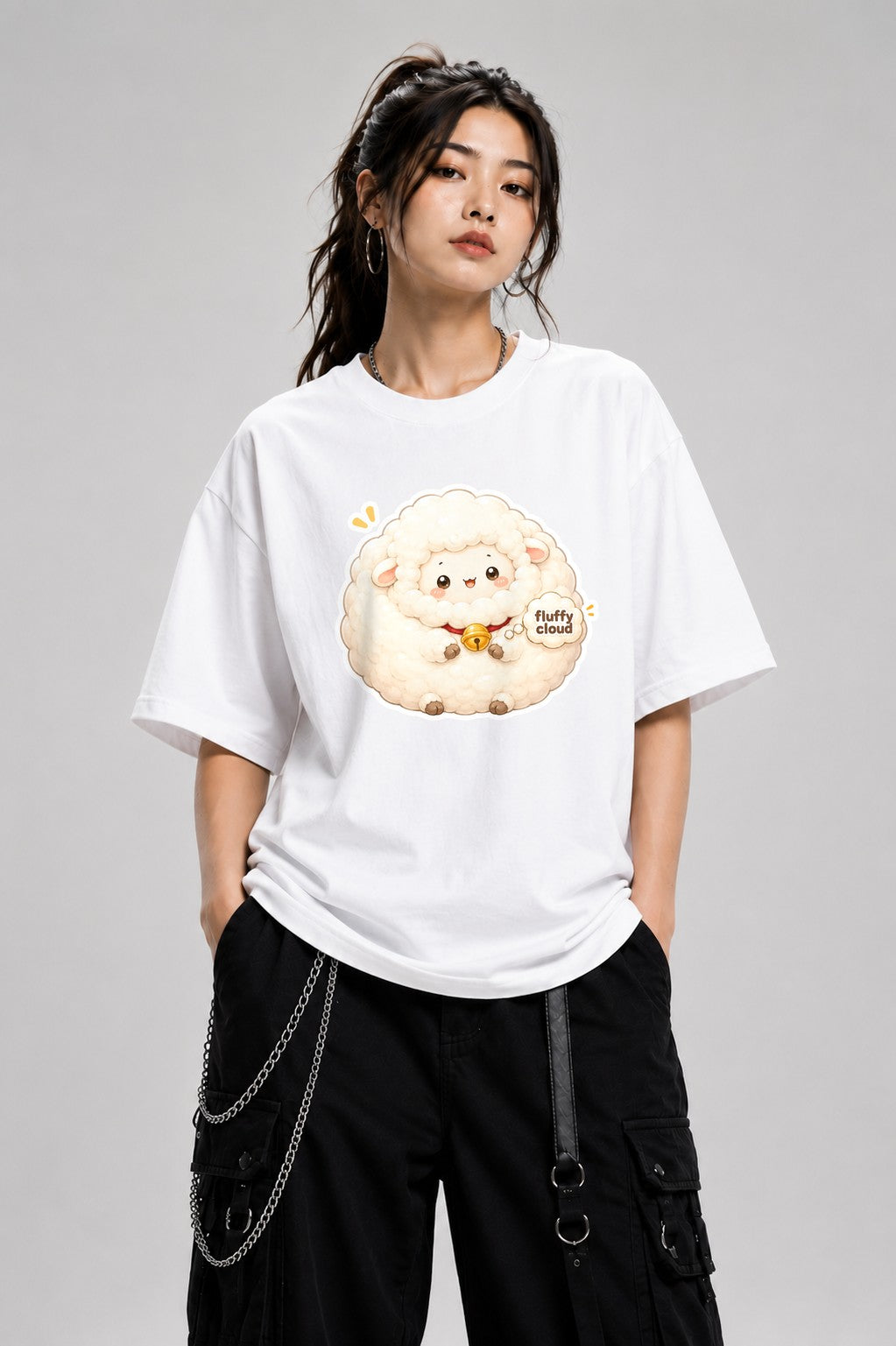 Fluffy Cloud Sheep - White
