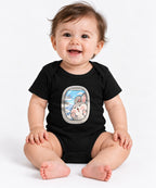 Flying Bunny Window - Black