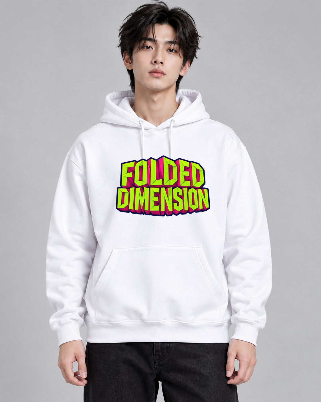 Folded Dimension Retro - White
