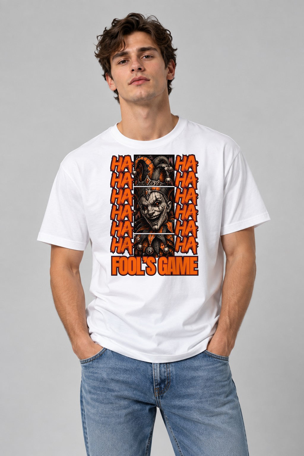 Fool's Game Jester - White