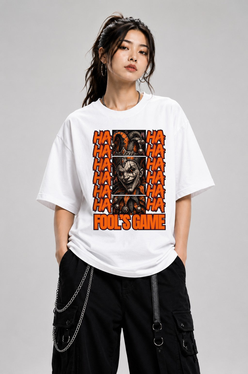 Fool's Game Jester - White