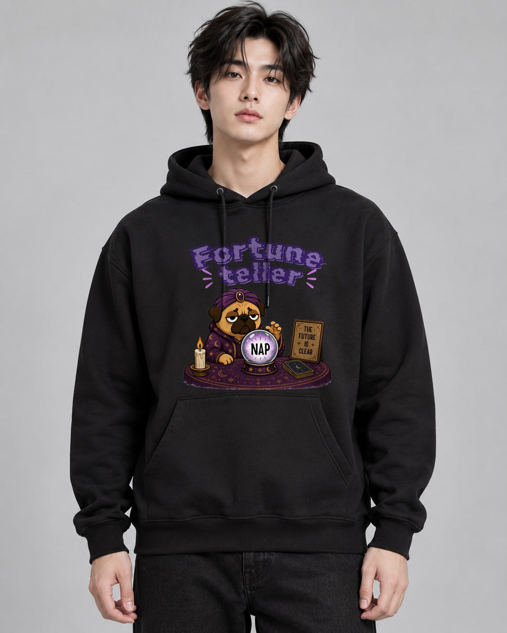 Fortune Teller The Future Is Nap Fun - Black