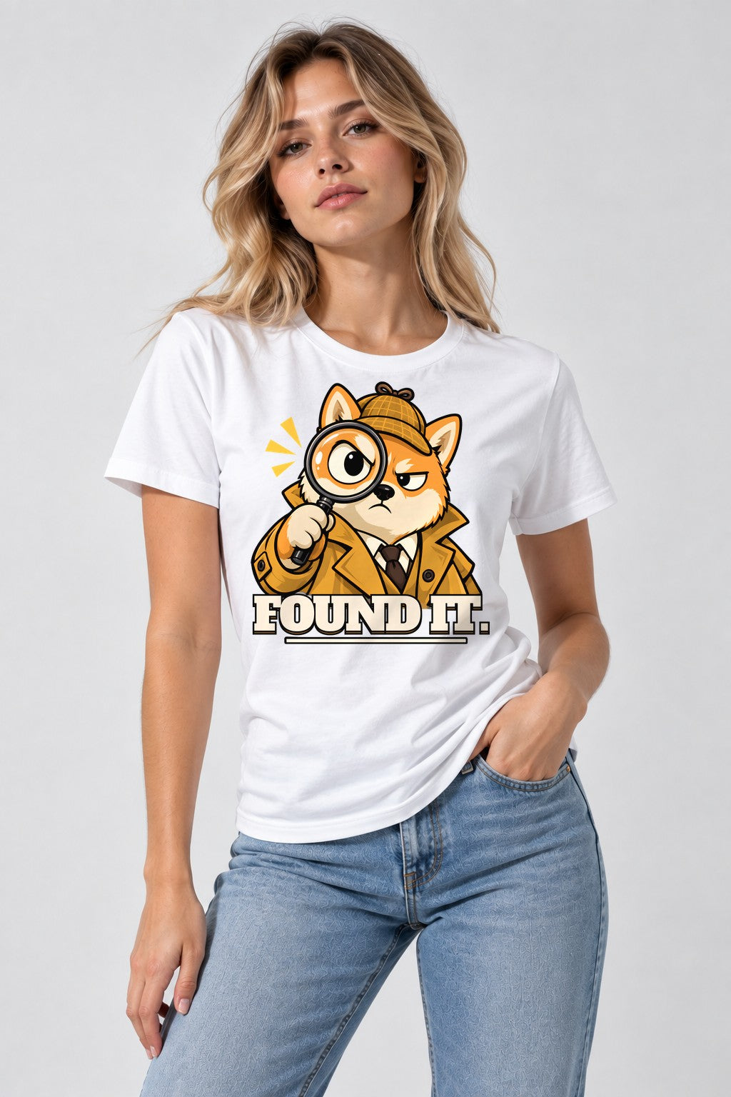 Found It Detective - White