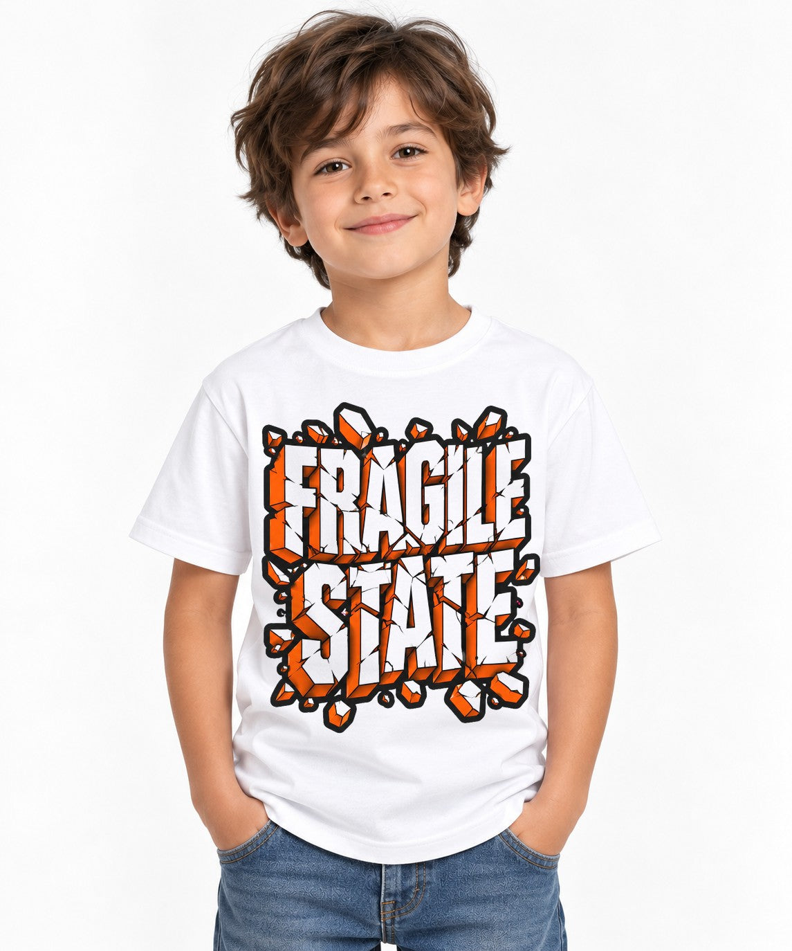Fragile Shattered State - White