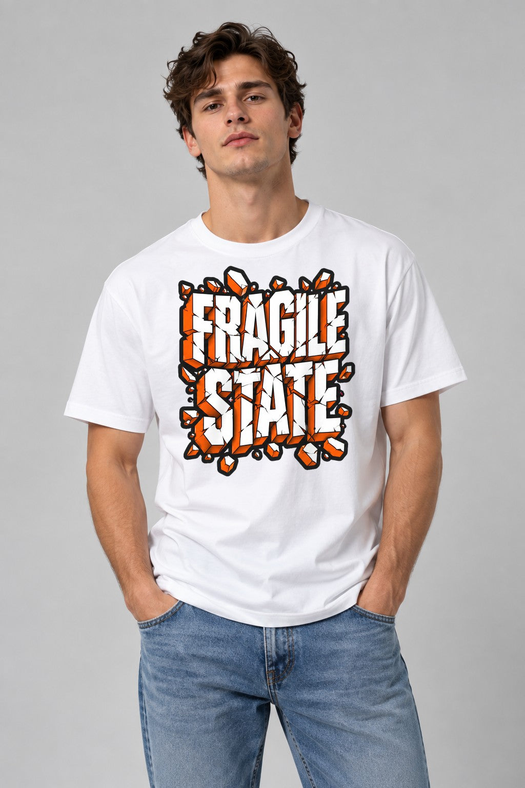 Fragile Shattered State - White