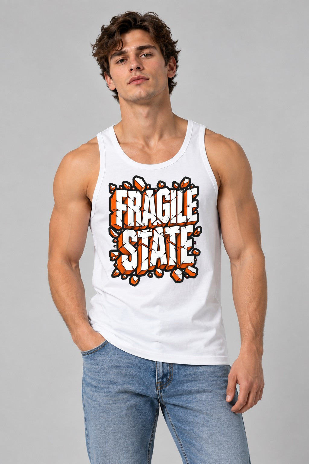 Fragile Shattered State - White