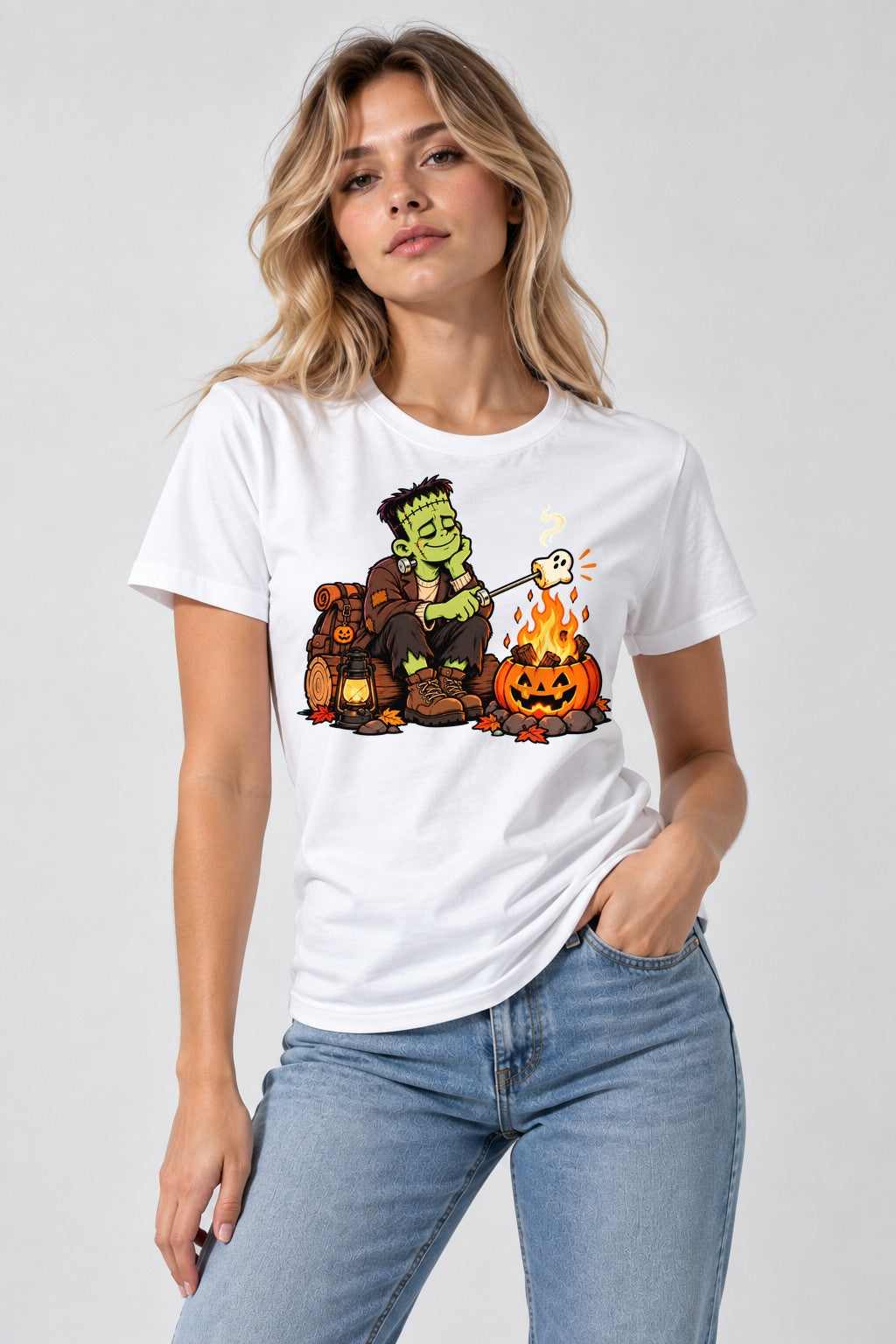 Frankenstein Campfire - White