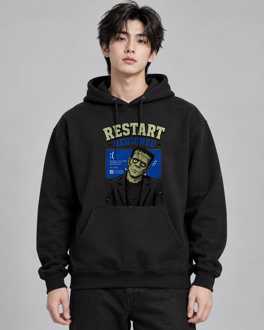 Frankenstein Restart Required System - Black