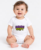 Frequency Shift Retro Wave Graphic Tee - 80s Vaporwave Style - White