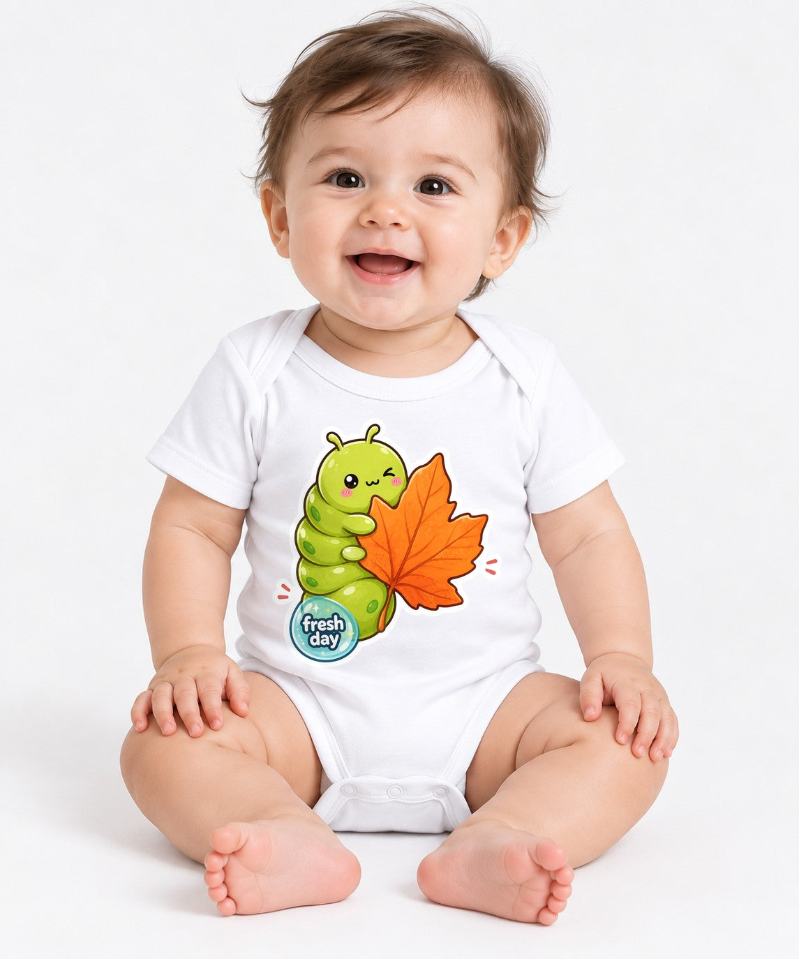 Fresh Day Caterpillar - White