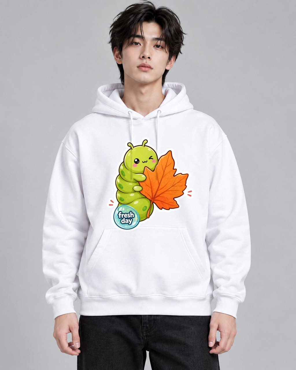 Fresh Day Caterpillar - White