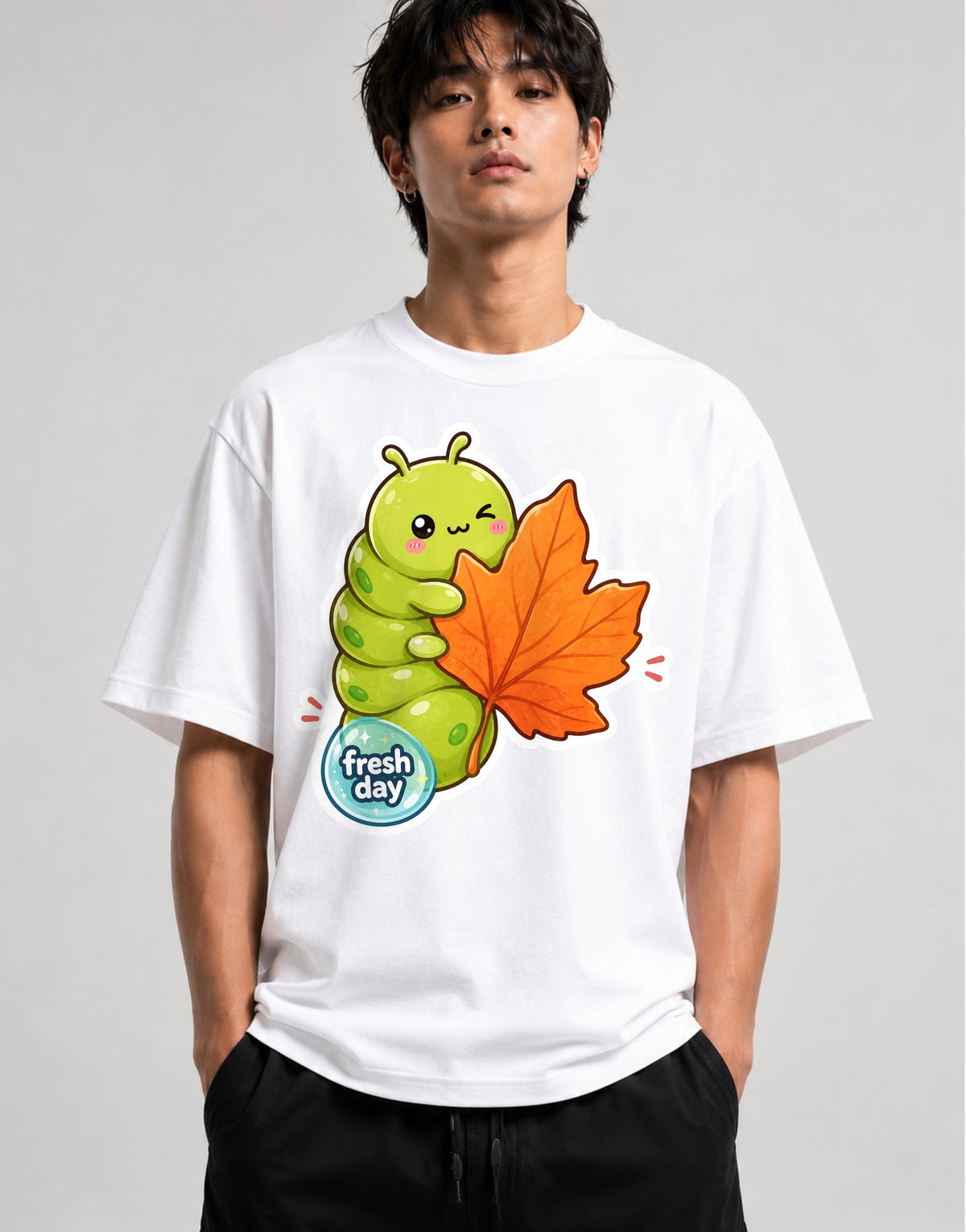 Fresh Day Caterpillar - White