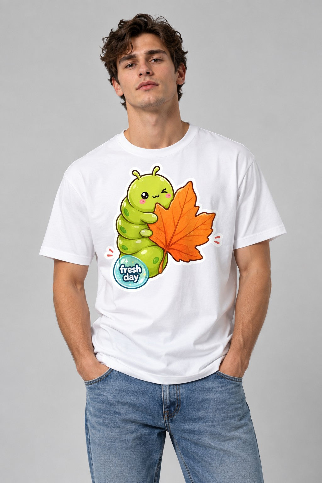 Fresh Day Caterpillar - White