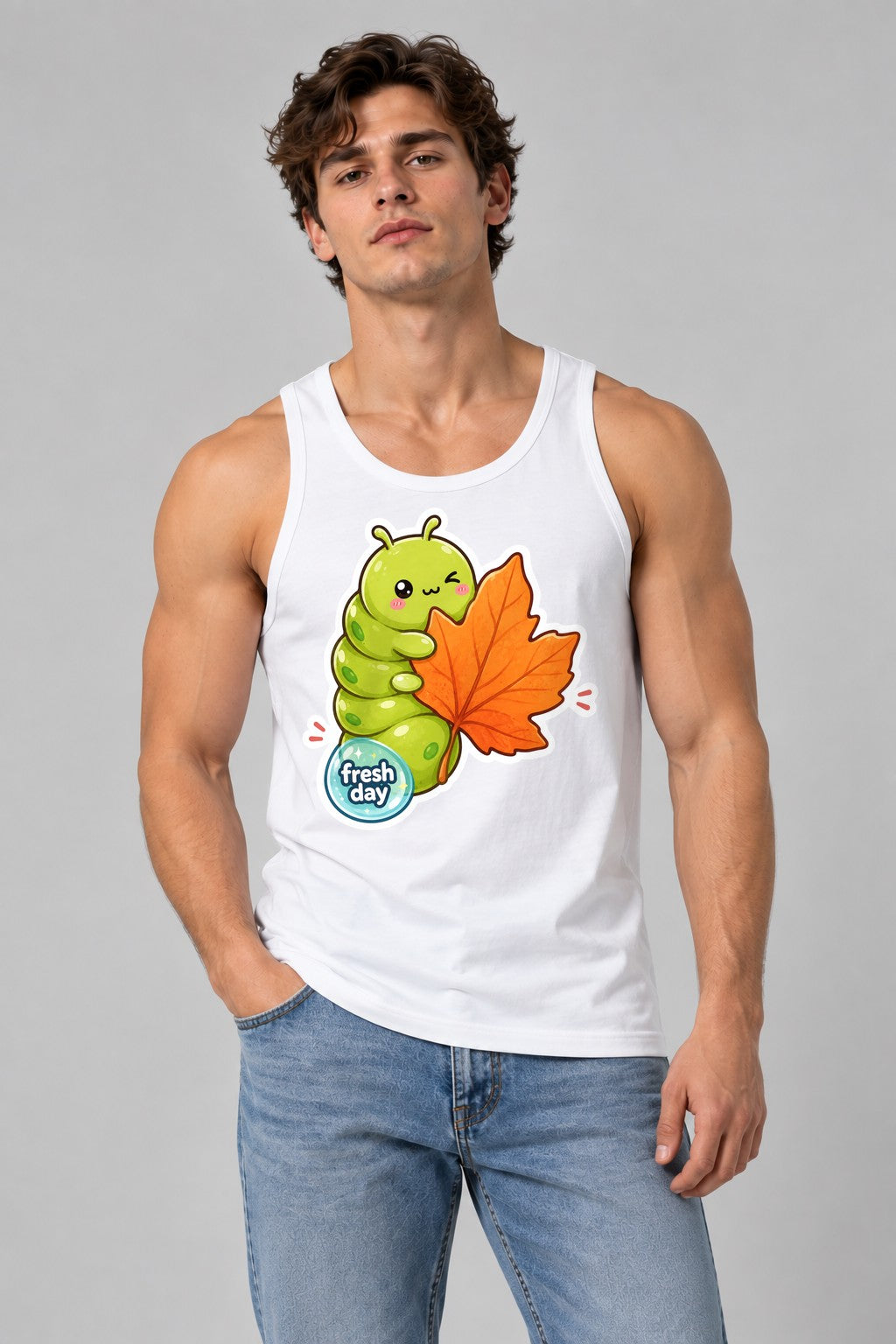 Fresh Day Caterpillar - White