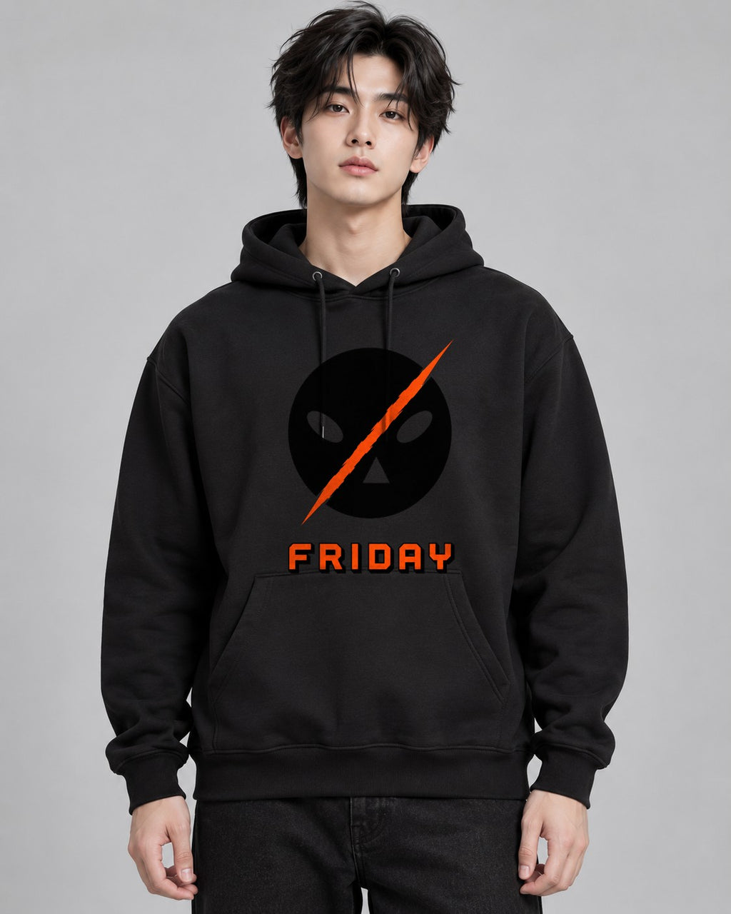 Friday Lightning Mask - Black