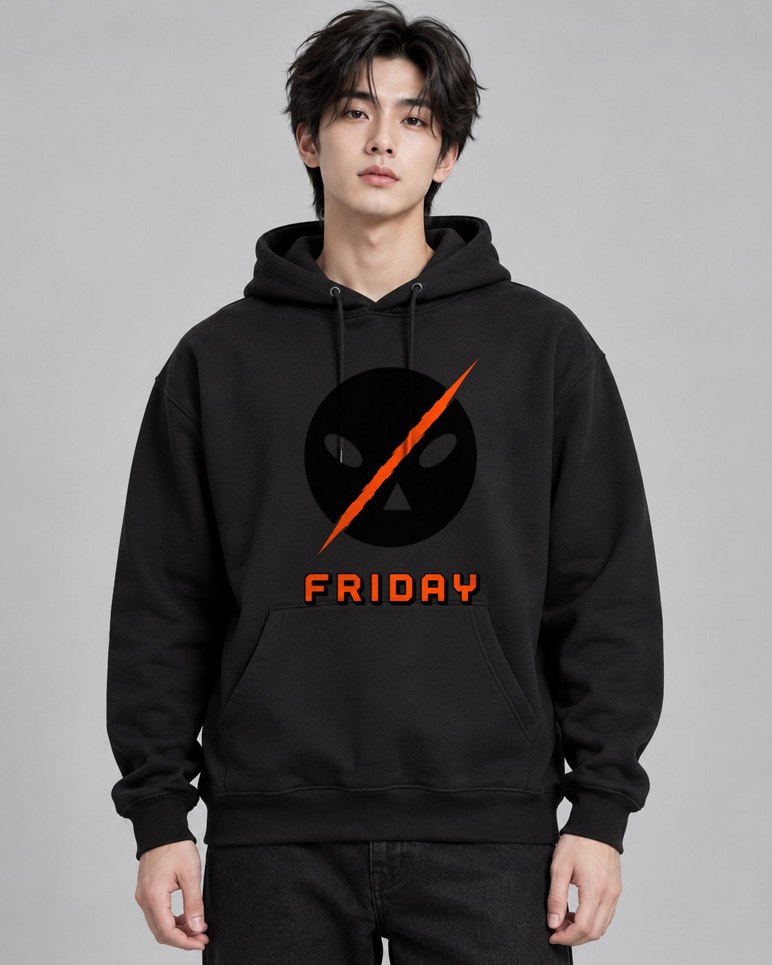 Friday Lightning Mask - Black