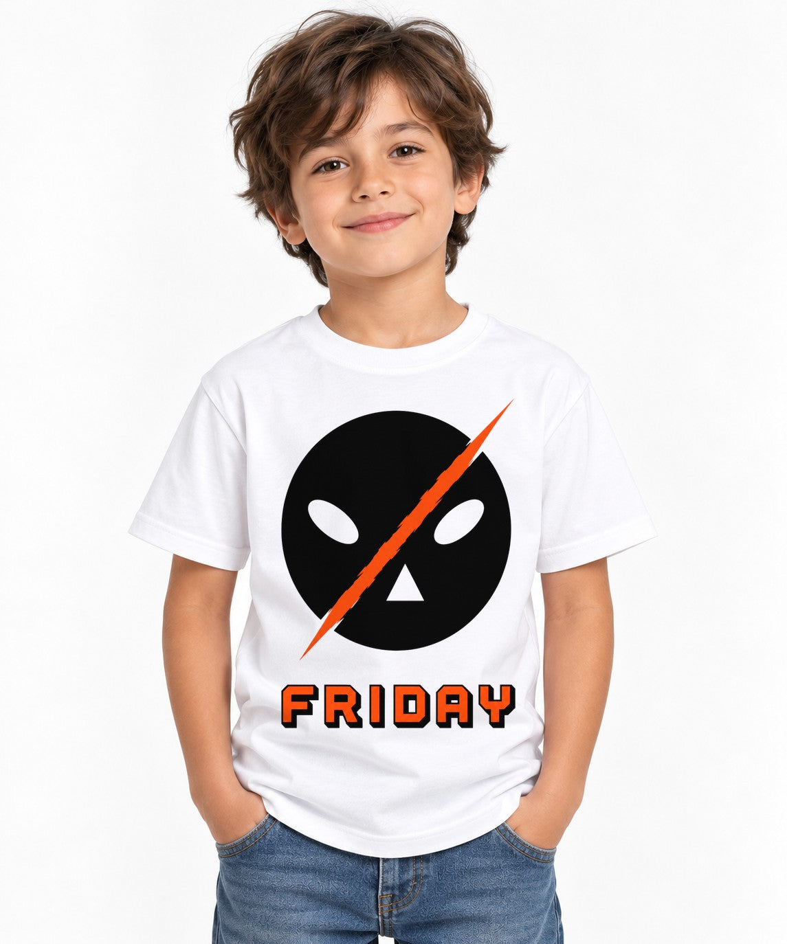 Friday Lightning Mask - White