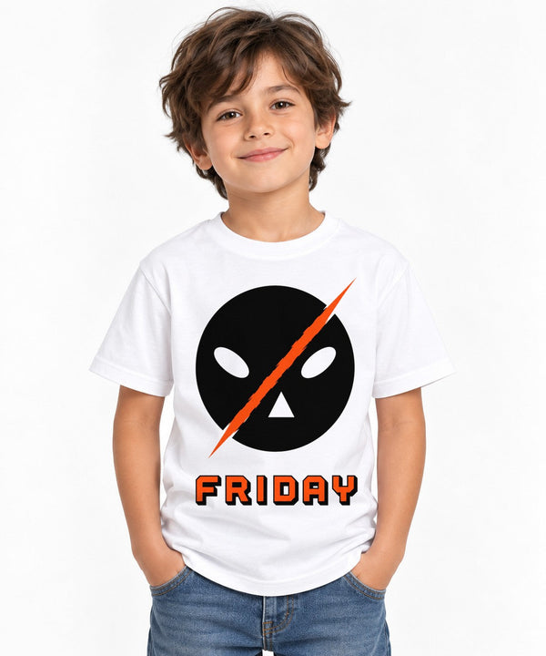 Friday Lightning Mask - White