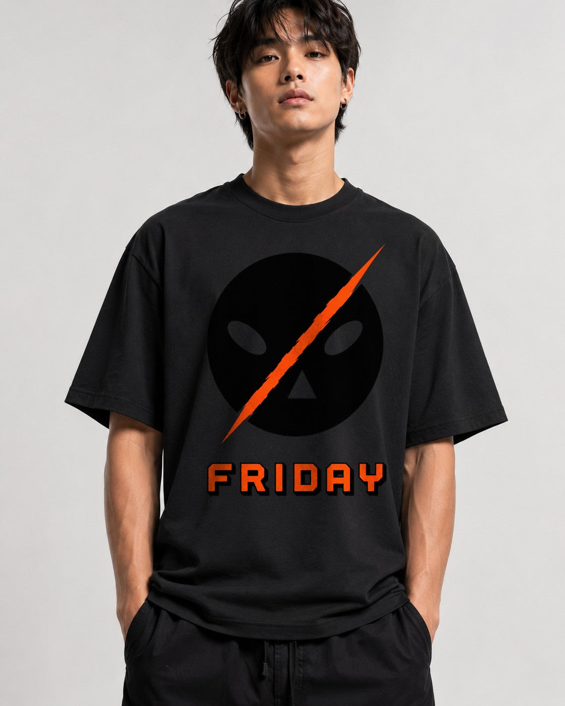 Friday Lightning Mask - Black