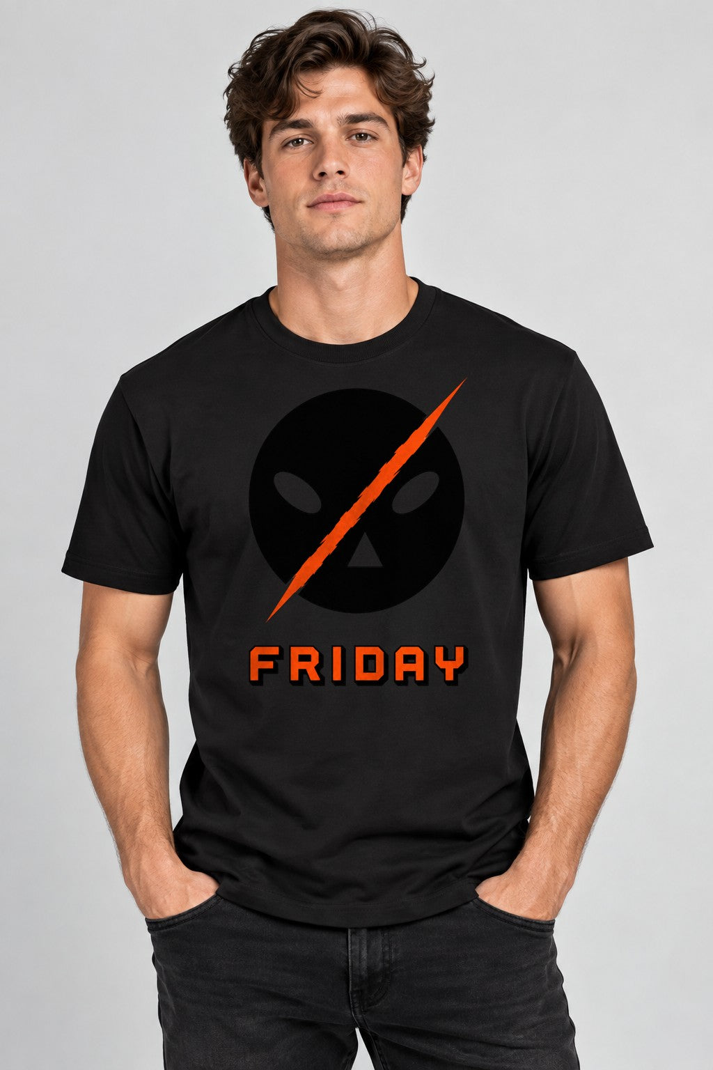 Friday Lightning Mask - Black