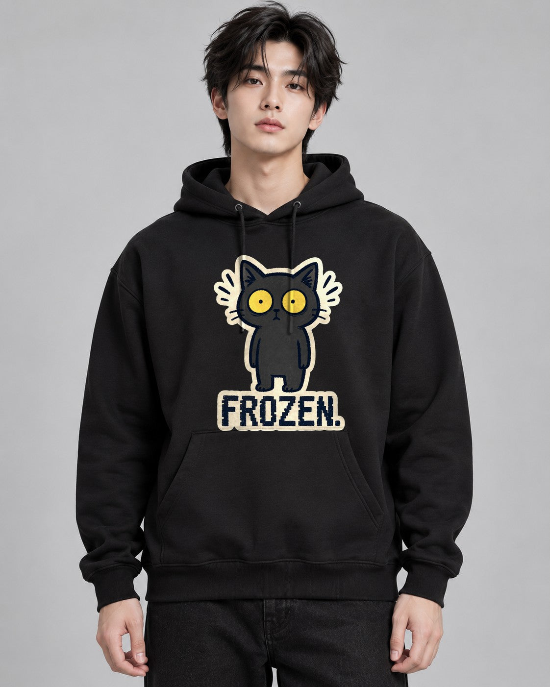 Frozen Cat - Black