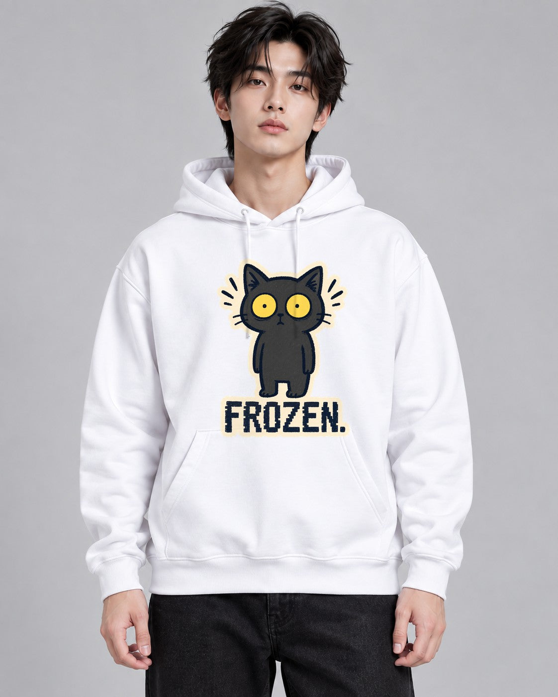 Frozen Cat - White
