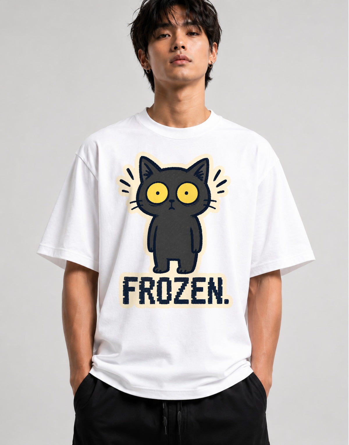 Frozen Cat - White