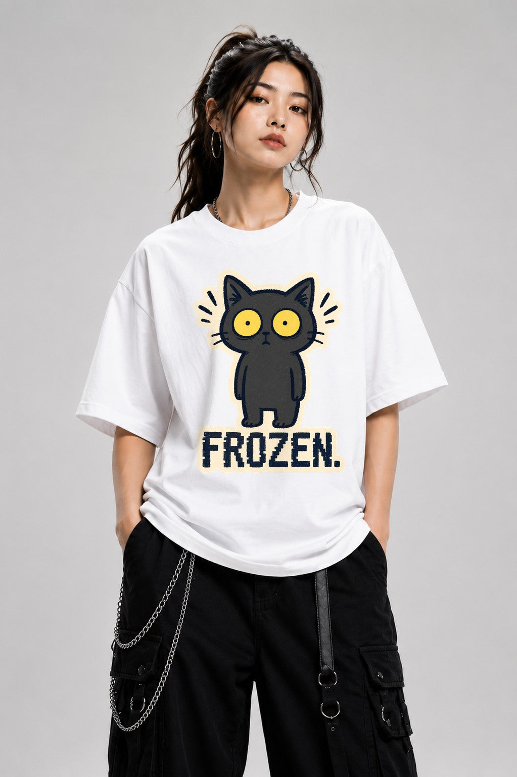 Frozen Cat - White