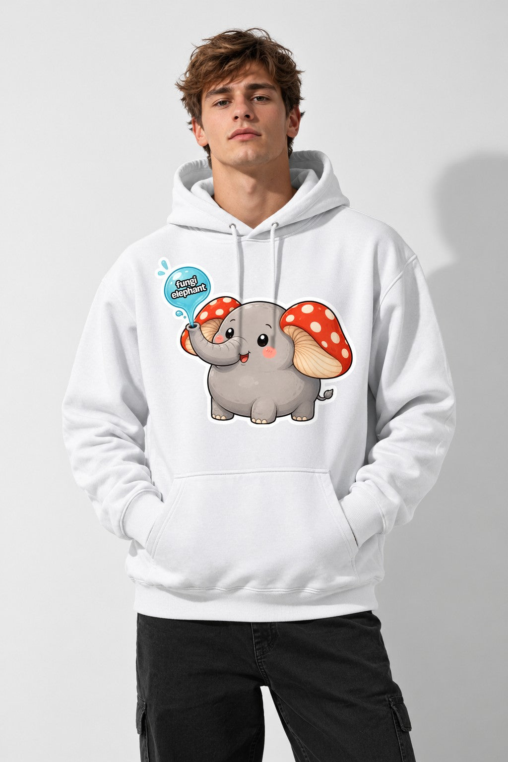 Fungi Elephant - White
