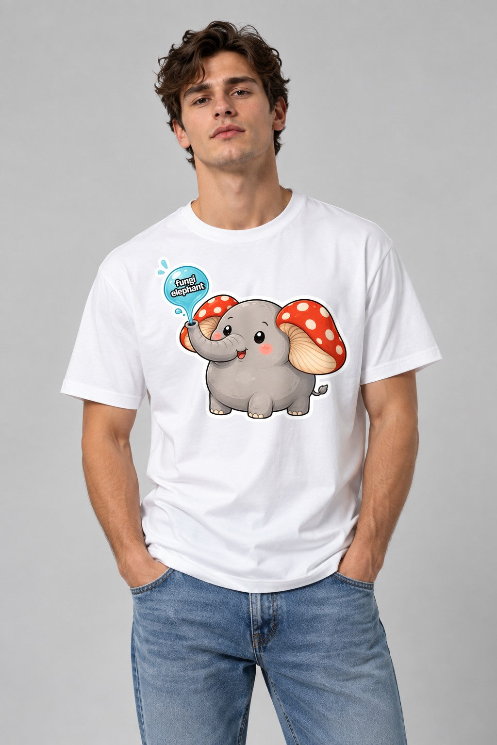 Fungi Elephant - White