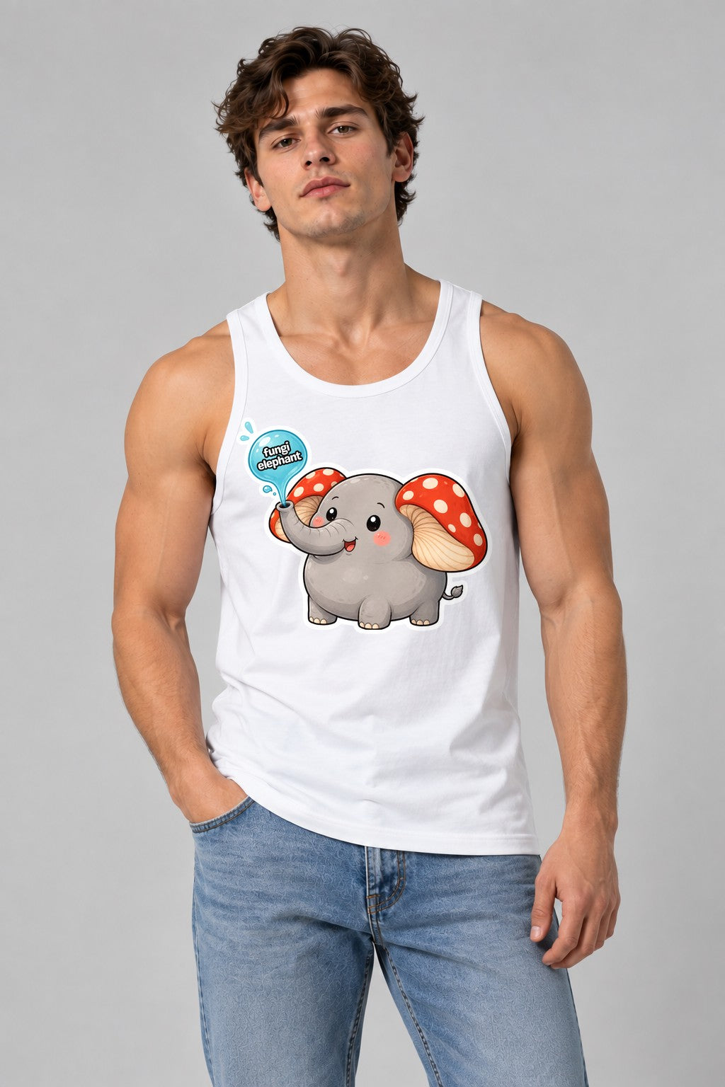 Fungi Elephant - White