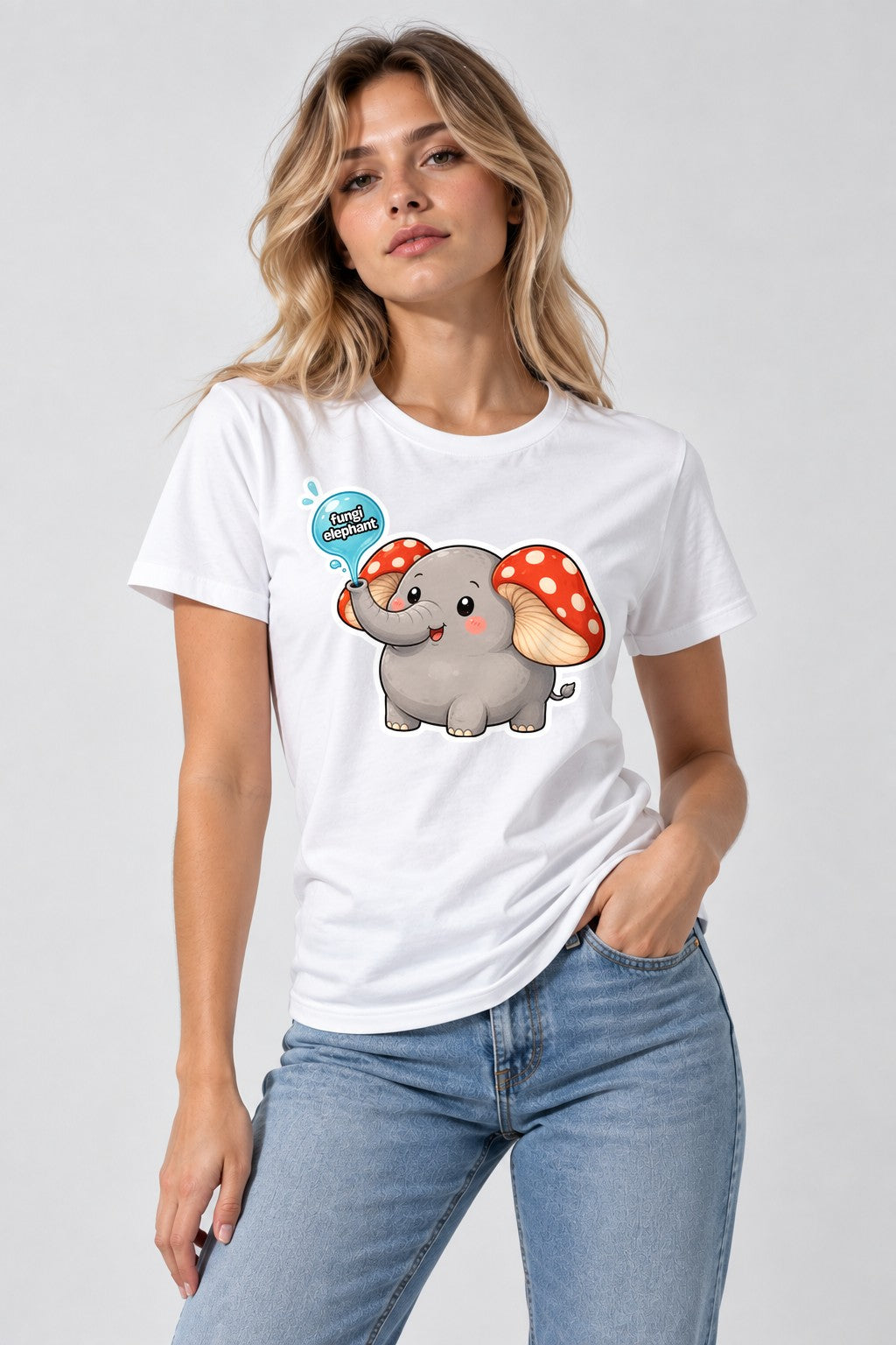 Fungi Elephant - White